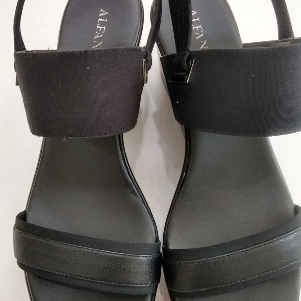 Alfani Black Platform Sandal Maybell Casual New Women’s Size 10